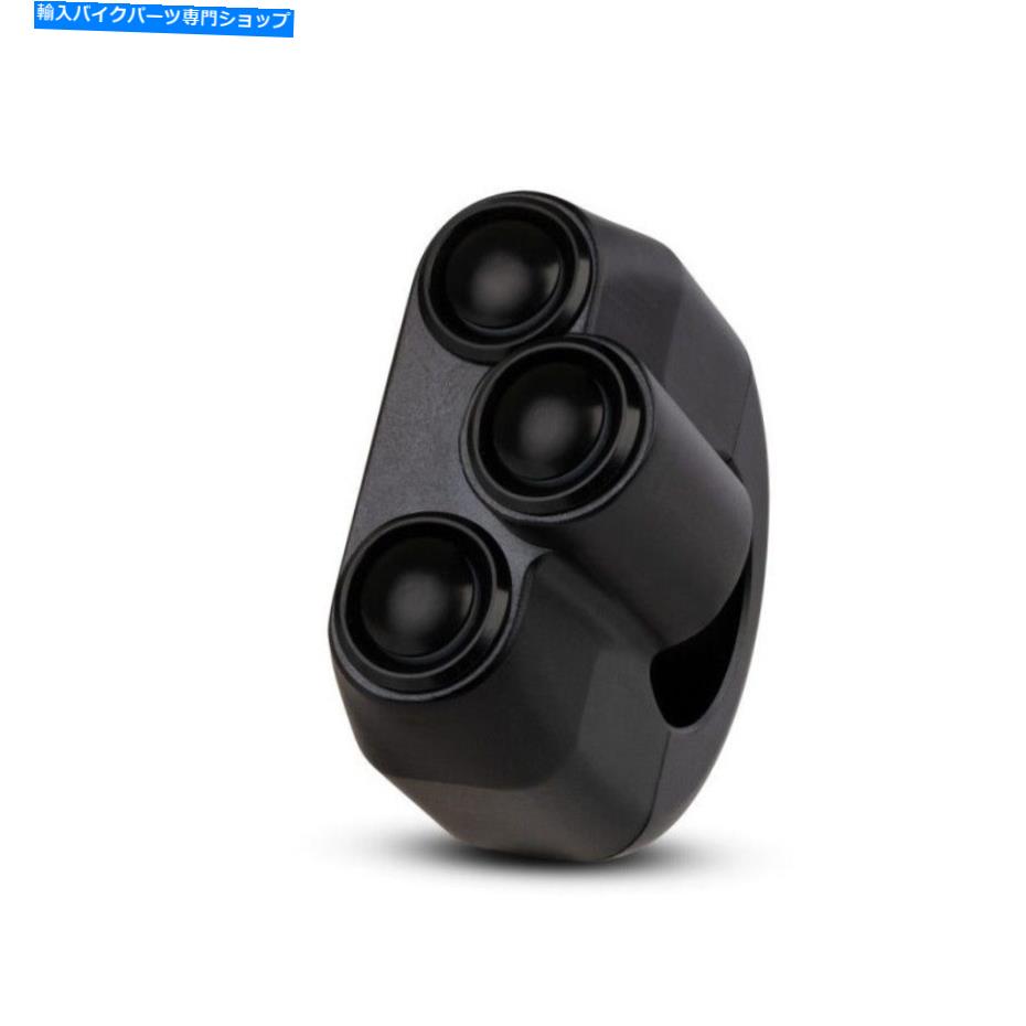 Switches Rebelmoto 3ボタンビレットハンドルバースイッチ。黒。直径1（25.4mm）バー Rebelmoto 3-button billet handlebar switch. black. 1 (25.4mm) diameter bars【並行輸入品】