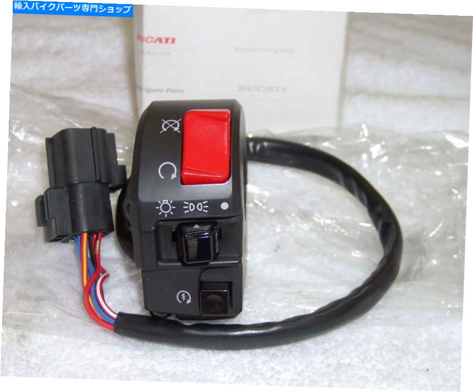 Switches ユーロスペック右手コントロールスタートヘッドライトスイッチドゥカティモンスター800 1000新規 EURO-SPEC Right Hand Controls Start Headlight Switch Ducati Monster 800 1000 NEW【並行輸入品】
