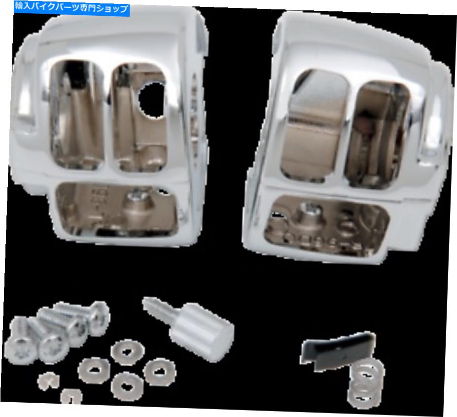 Switches アメリカのアイアンホースハンドコントロールクロムスイッチハウジング新しいもの AMERICAN IRONHORSE HAND CONTROL CHROME SWITCH HOUSINGS NEW【並行輸入品】