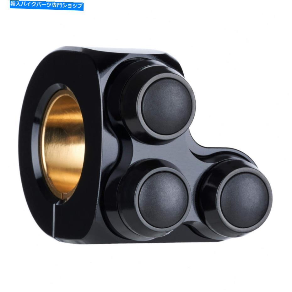 Switches Motogadget Mo.switch Basic 3 Left Black/Black Inlay(4004020) Motogadget mo.switch basic 3 left BLACK/BLACK INLAY (4004020)【並行輸入品】