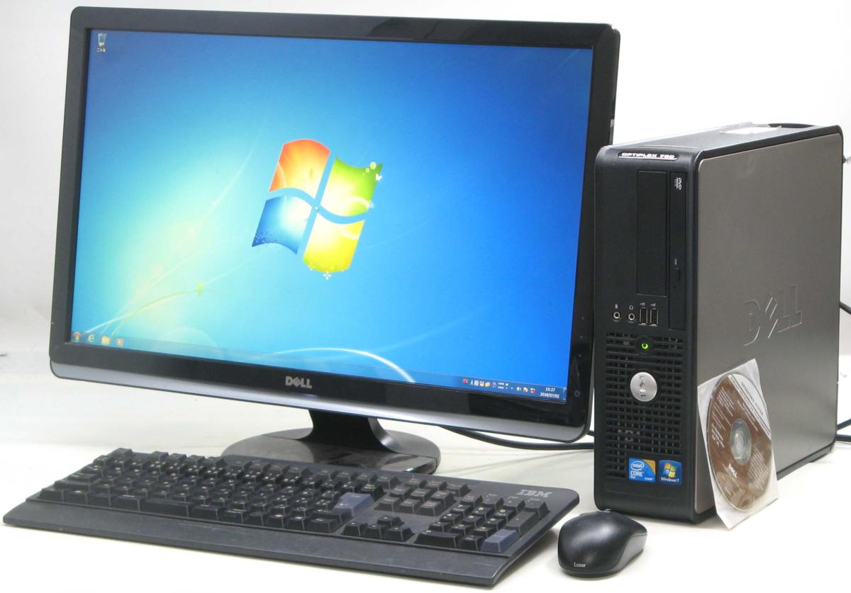 楽天市場 中古デスクトップパソコン Dell Optiplex 780 E7500sf 24液晶セット デル Windows7 中古 中古パソコン 中古pc 中古パソコンのused Pc