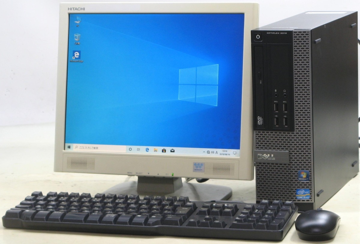 大特価 9010 3570sf Optiplex Dell パソコン デスクトップ 中古 中古 Hdd500gb メモリ4gb Corei5 Windows10 デル セット 液晶モニター 15型 15インチ Rb5 3162 Politico Cd