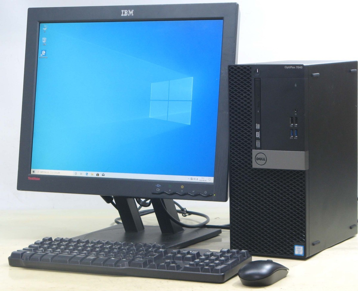 新品値下げ 中古パソコンのused 送料無料 中古 Pc デスクトップ Pc セット 中古パソコン デル オプティプレックス 7040 6700mt パソコン 周辺機器 インチ デスクトップパソコン Dell Optiplex 型 液晶 モニター セット Corei7 中古パソコン 中古 中古
