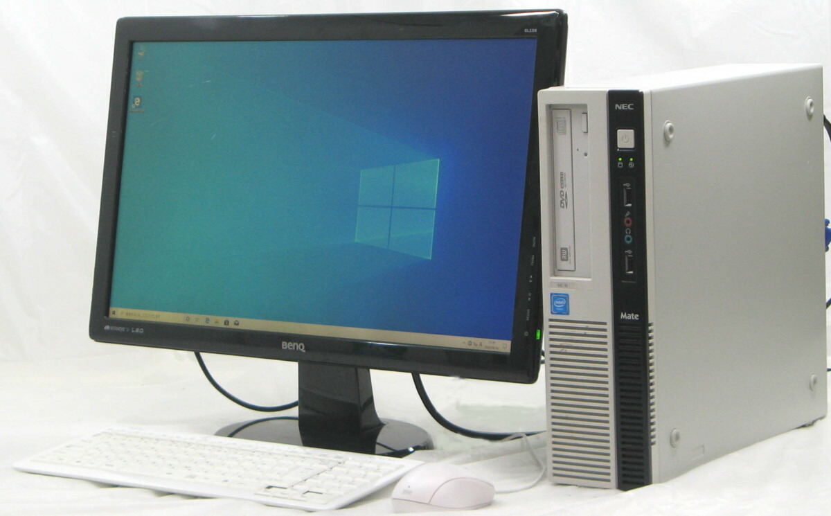 パソコン Mate デスクトップ Pc Pc デスクトップ セット メイト 中古パソコンのused 送料無料 中古 中古 Nec Mate Pc Mk28elzl1fsn メモリ 4gb Hdd 500gb 22インチ 22型 液晶 モニター セット Windows 10 中古 デスクトップパソコン 中古パソコン 中古
