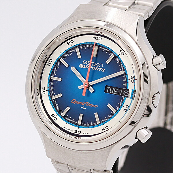 楽天市場】セイコー SEIKO 6138-0040 5スポーツ スピードタイマー 黒馬