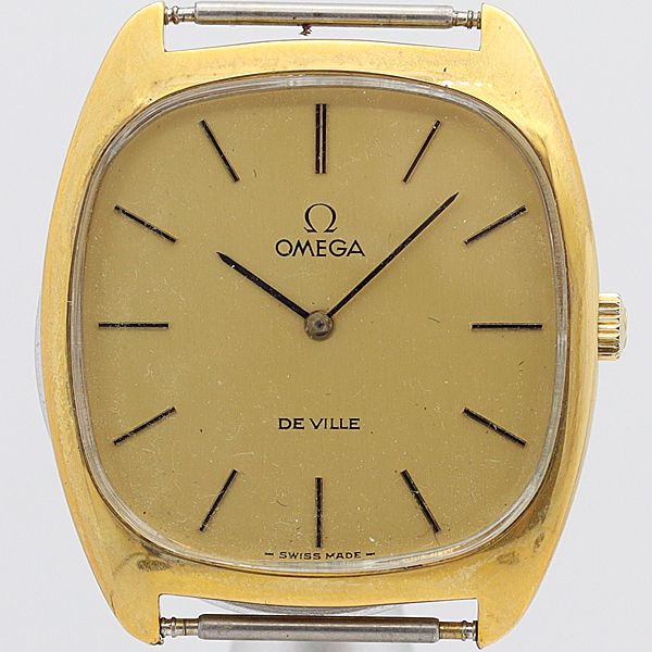 【OMEGA】 De Ville ジャンク品　ゴールド文字盤 時計 楽天市場】デッドストック級 稼働 良品 オメガ 手巻き TOOL104