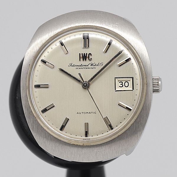 デッドストック級 稼働 良品 AT IWC シャフハウゼン デイト シルバー文字盤 トップのみ メンズ腕時計 KOR 5741ABC5972700｜USED-TOKYO-NO1