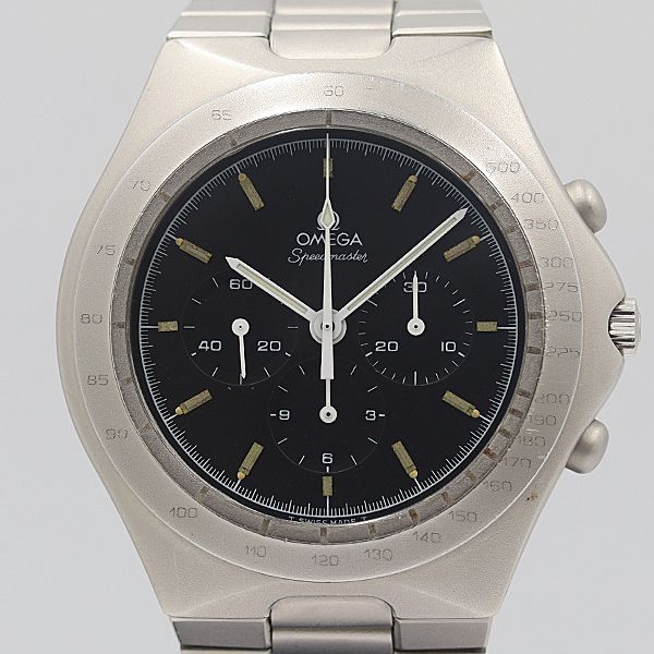 デッドストック級 稼働 良品 オメガ スピードマスター 145.0040 ドイツ限定 手巻 黒 クロノグラフ メンズ腕時計 NSY12316ABC 0581130 6NBT｜USED-TOKYO-NO1