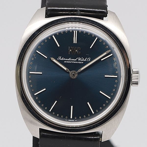 デッド買い溜める級 動く 良品 手一巻き IWC シャフハウゼン 青文字記号盤 メンズウォッチ KOR 1855ABC0257600