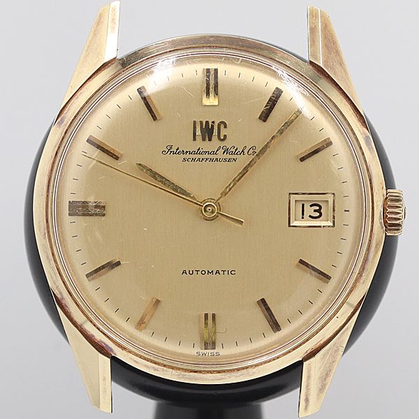 デッド買い溜める級 動く IWC シャフハウゼン デイト ゴールド文字記号盤 AT メンズウォッチ OGH 2804ABC5553900