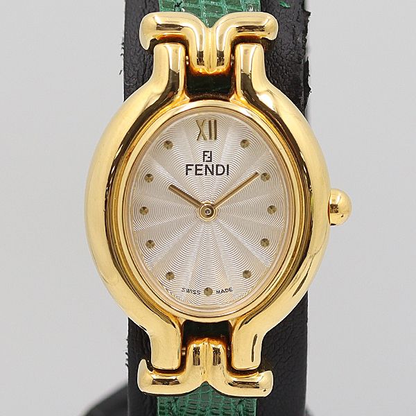 楽天市場】デッドストック級 箱/替ベルト付 稼働 美品 フェンディ 640L