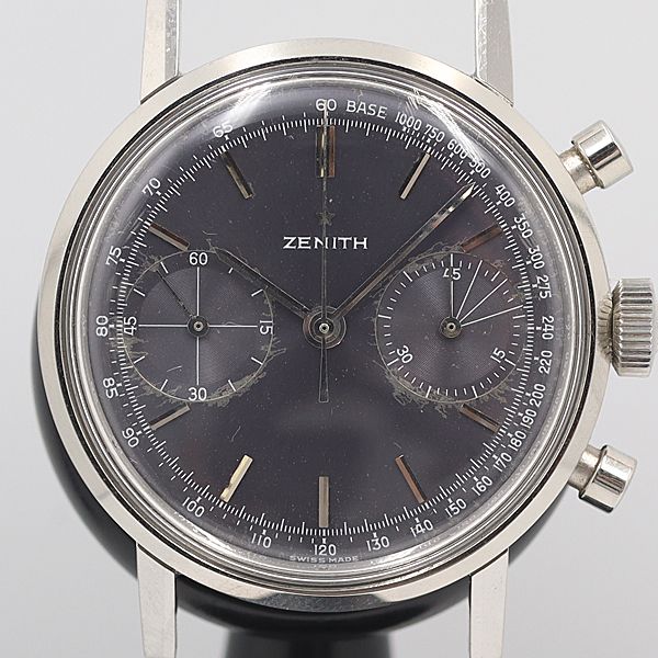 デッド店卸し資産級 働く」良品 ゼニス クロノマスターヘリテージ 014D641 AT 薄墨色文字記号盤 いの一番のみ メンズウオッチ OGH 2782ABC8370120