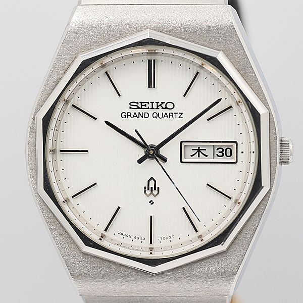 楽天市場】デッドストック級 QZ セイコー グランドクォーツ 4843