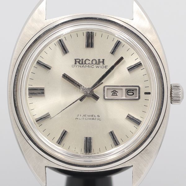 №２０【リコー　リクォーツＧＲ　水晶発振式　男性用腕時計　５７１００５　定価９６０００】日本製　美品アンティーク デッドストック級 リコー リクォーツ 570001 デイデイト