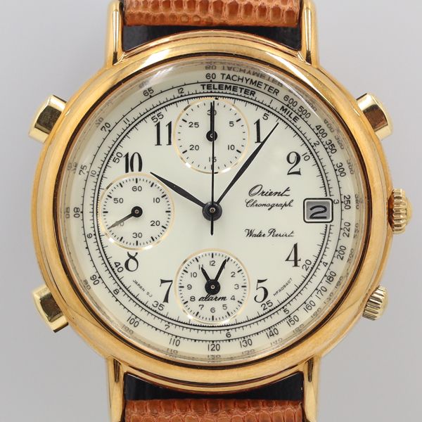 楽天市場】デッドストック級 稼働 良品 オリエント Y209101-40 万年