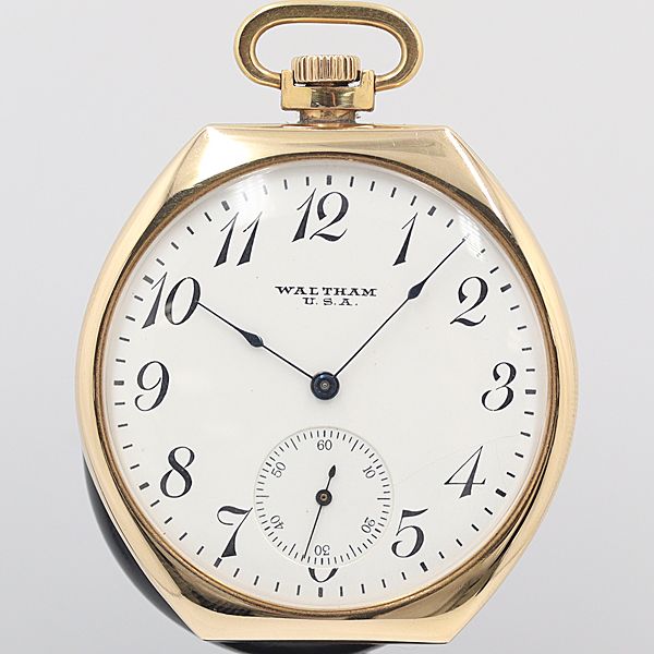 楽天市場】質屋 時計 稼働 ウォルサム WALTHAM ハンターケース 懐中