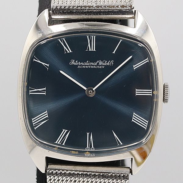 デッドストック級 IWC シャフハウゼン 手巻 箱付 ネイビー文字盤 メンズ腕時計 OGH 9397ABC5769800|USED-TOKYO-NO1