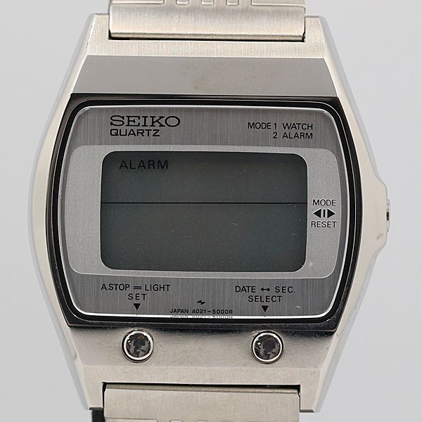 デッドストック級 保/箱付 セイコー 4021-5000 QZ デジタル文字盤 レトロ GMY メンズ腕時計 OGH 9863ABC9430100
