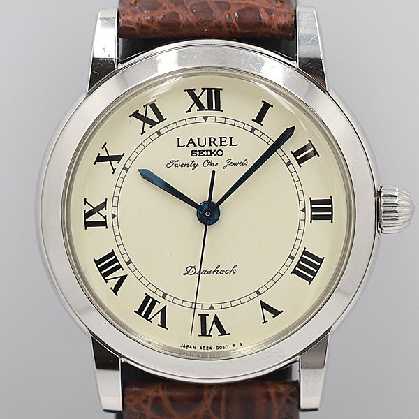 楽天市場】セイコー SEIKO 4S24-0040 ローレル 琺瑯文字盤