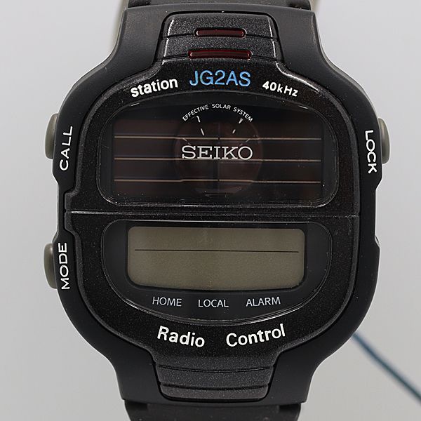 1円 セイコー M615-5000 電波ソーラー デジタル文字盤 ファーストモデル メンズ腕時計 OGH 7574ABC0033000｜USED-TOKYO-NO1