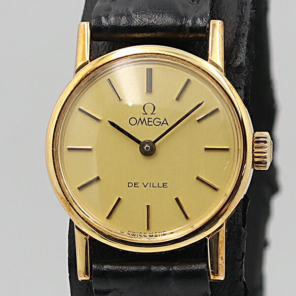 楽天市場】デッドストック級 稼働 良品 オメガ デヴィル スクエア