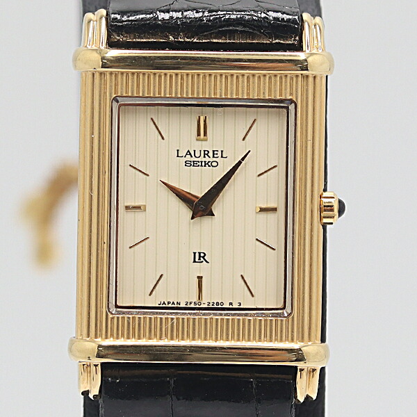 【美品】セイコー ローレル 18KT クォーツ【1F20-6D20】【稼働品】 楽天市場】デッドストック級 セイコー ローレル 1F20-6D20 18KT×SS