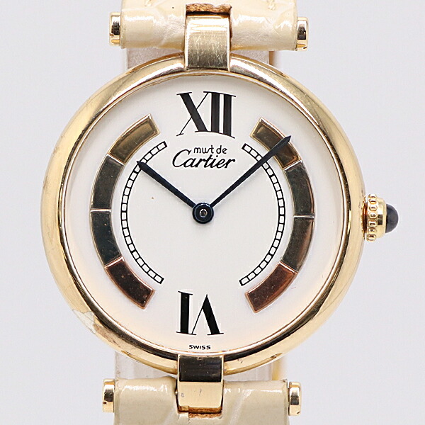 カルティエ ヴァンドーム トリニティ ホワイト レディース 腕時計 中古 銀蔵 Cartier - カルティエ ヴァンドーム トリニティ ホワイト レディース