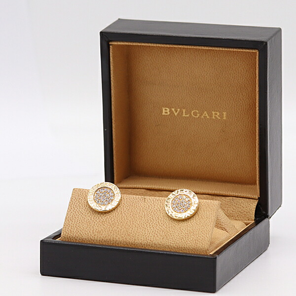 楽天市場】ブルガリ カフス カフリンクス K18YG オニキス2P ブルガリ