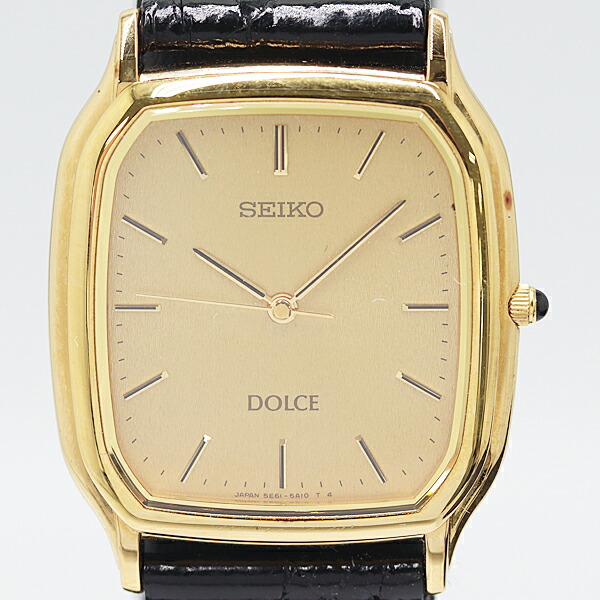 楽天市場】セイコー ☆極希少 ドルチェ 9641-5020 クオーツ 10K×SS