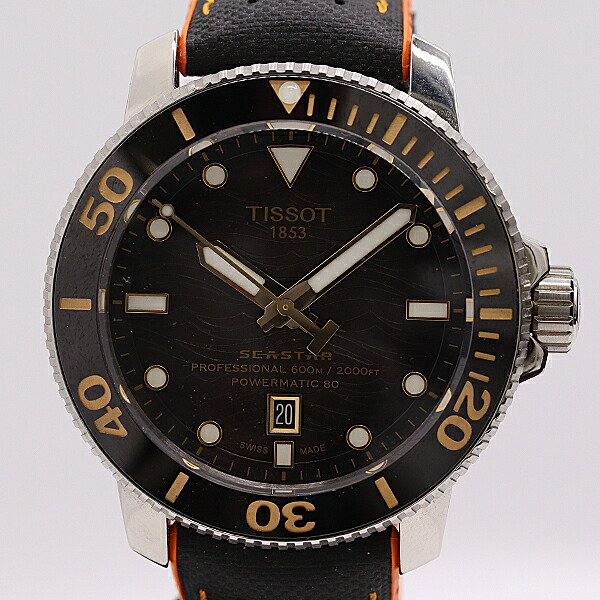 1円〜】TISSOT ティソ 腕時計 メンズ クロングラフ T055417A ブラック 
