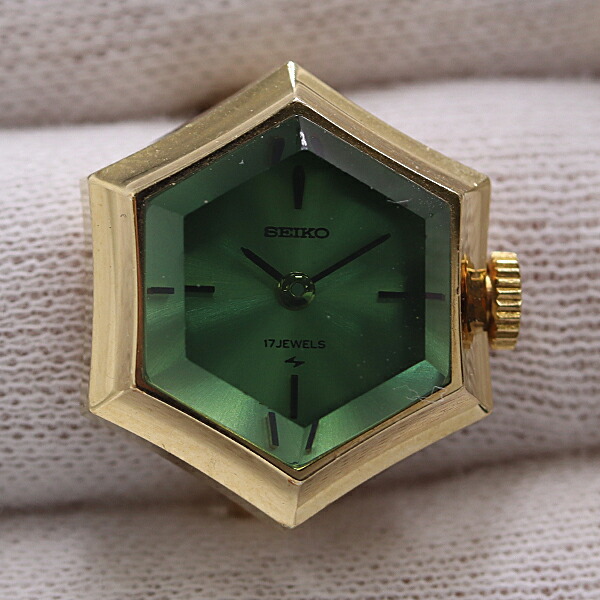 楽天市場】SEIKO セイコー リングウォッチ カットガラス 11-0290