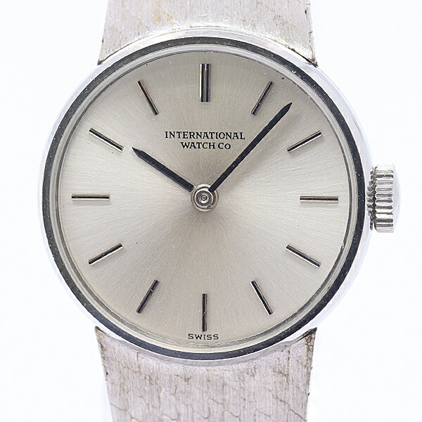 良品 機能 IWC 年寄りのインター ラウンド 手一巻き しろがね色文字記号盤 レディースウオッチ 0993300 4APT MST ABC20997