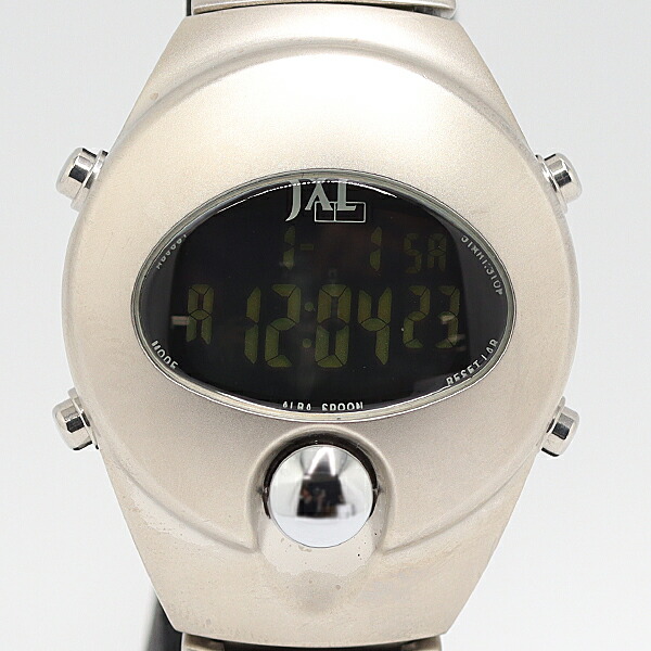 稼働 セイコー アルバ スプーン JAL W620-4340 QZ デジタル文字盤 メンズ腕時計 2000000 NSK KZK ABC20683｜USED-TOKYO-NO1