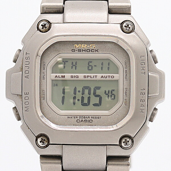 良品 稼働 カシオ Gショック MR-G MRG-110T QZ チタン デジタル文字盤 メンズ腕時計 2000000 6KHG KZK ABC24639 ｜USED-TOKYO-NO1