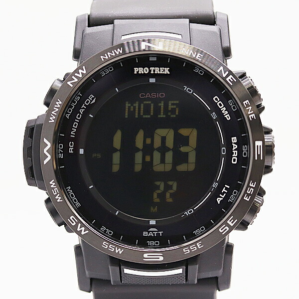 美品 動く 箱/保付 カシオ PRO TREK クライマーライン PRW-35Y-1BJF 電磁波ソーラー デジタル文字記号盤 メンズウオッチ 5237100 6NBT KMT ABC24891