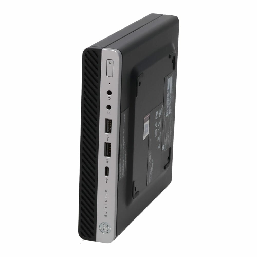 HP EliteDesk 800 G5 DM(Win11x64)  中古 Core i5-2.2GHz(9500T)/記憶装置8GB/SSD256GB/超小型 [B:良品] 2020年頃買いもとめる
