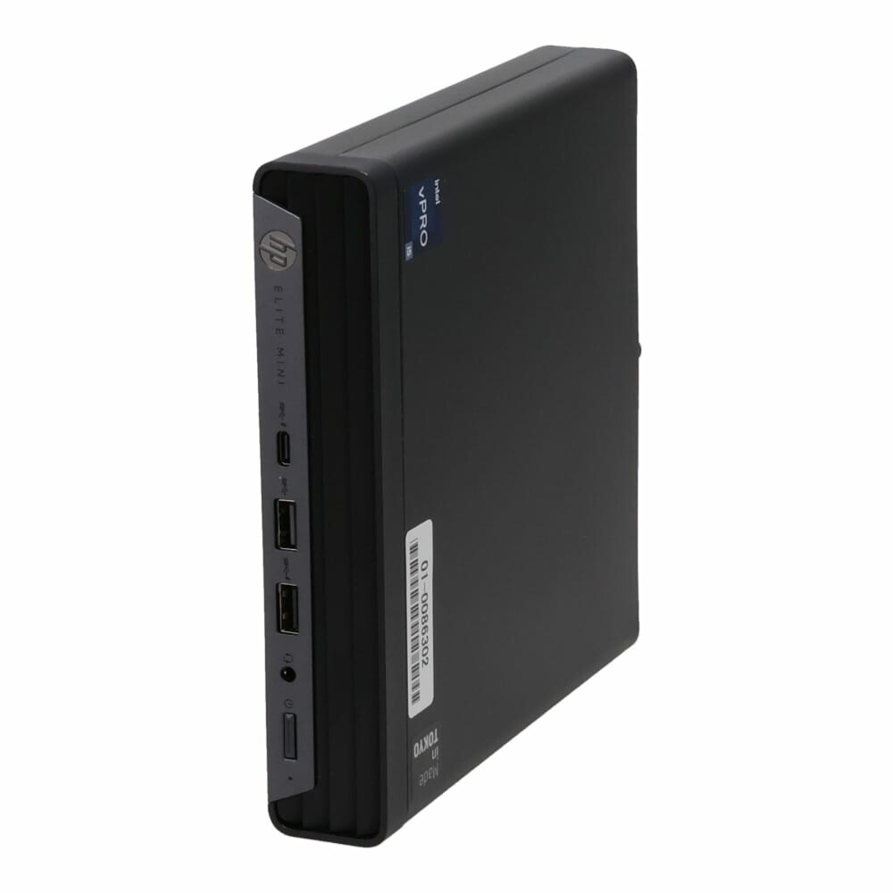 HP Elite Mini 800 G9 (Win11x64) 中古 Core i5-2.0GHz(12500T)/メモリ8GB/SSD256GB [B:良品] 2023年頃購入