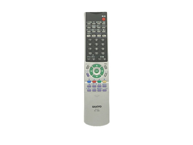 三洋電機 サンヨー テレビリモコン RC-509 楽天市場】【在庫あり！】【売り切り品】 【純正品・新品