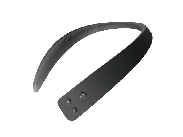 《☆》Panasonic パナソニック ワイヤレスネックスピーカーシステム SC-WN10-K黒いこと 耳を塞がずせつ然たるな声音 在宅細工物やテレビ受像機注意集中に放射能