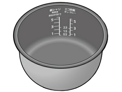 Panasonic　パナソニック　炊飯器用　内釜 部品コード：ARE50-J98　交換部品