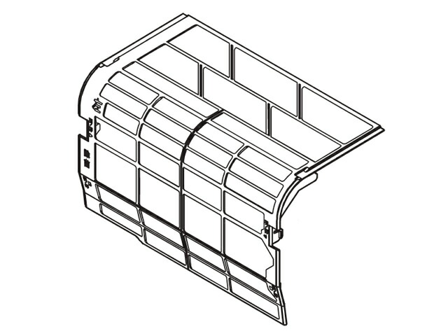 ２枚まで Panasonic パナソニックエアコン用 エアフィルタ 左側用 部品コード 【売り切り御免！】