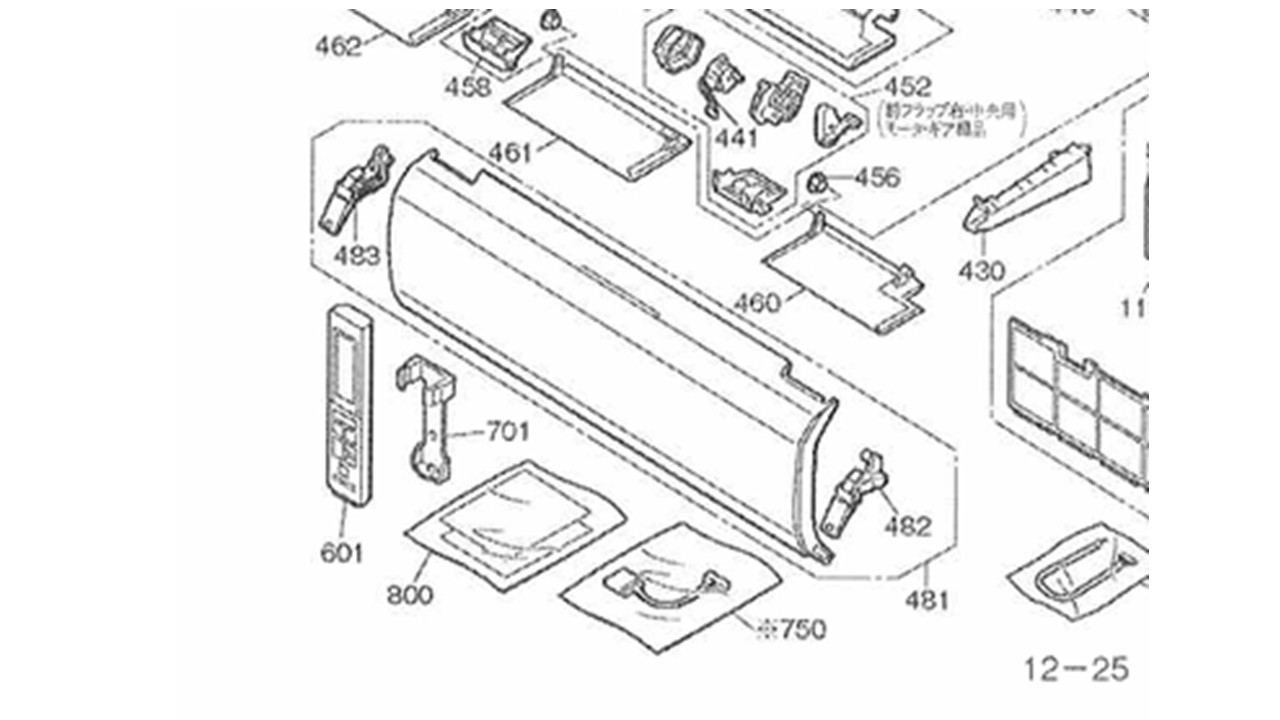 HITACHI 日立 冷房装置用 ダイアログボックス組 部分品吊りひも：RAS-X40G2-009 《図：481》