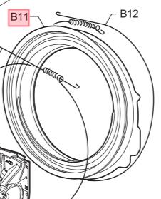 楽天市場】Panasonic パナソニック洗濯乾燥機用 窓パッキンA部品コード：AXW212-8RT5（画像：B15のみ） : Ｕｓｅｆｕｌ  Ｃｏｍｐａｎｙ