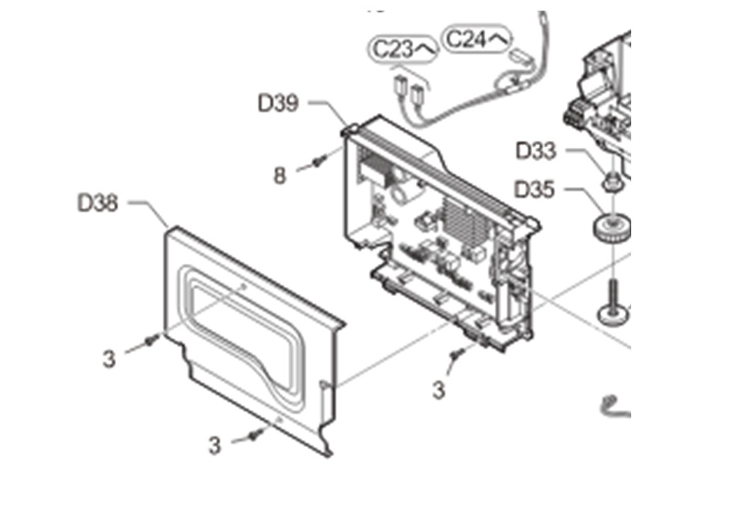Panasonic　パナソニック　洗濯機用　コントローラ（負荷用） AXW24C-9SG0