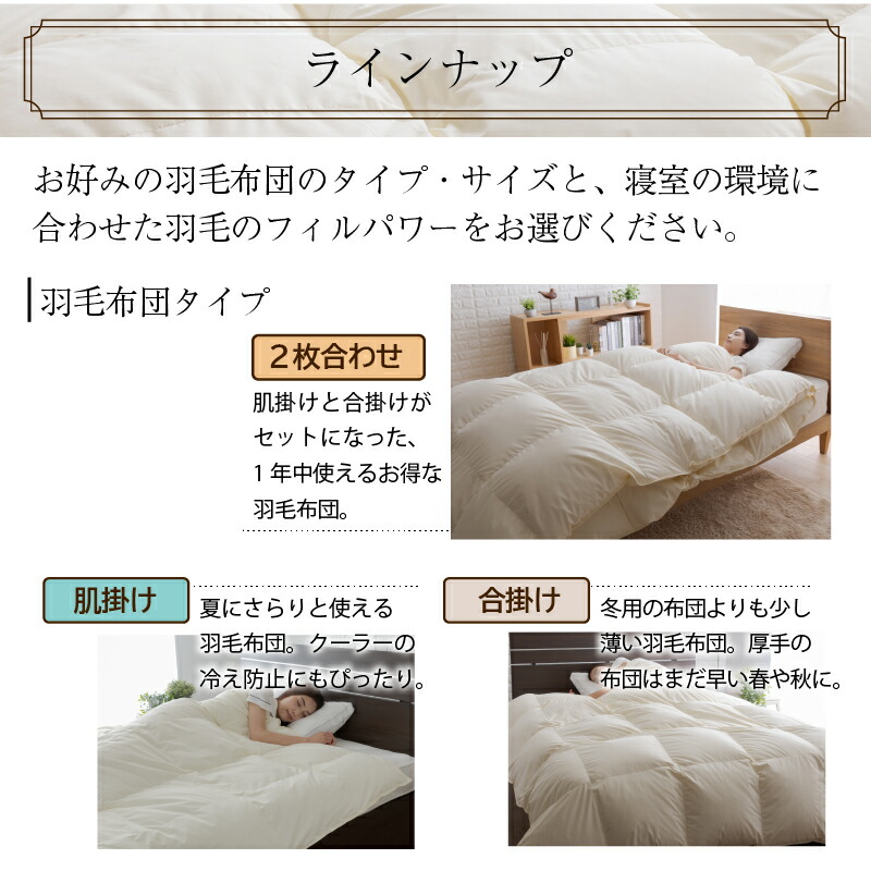 2枚合わせ羽毛布団&防ダニ加工 布団/毛布 激安大特価! carbonarcbar.com