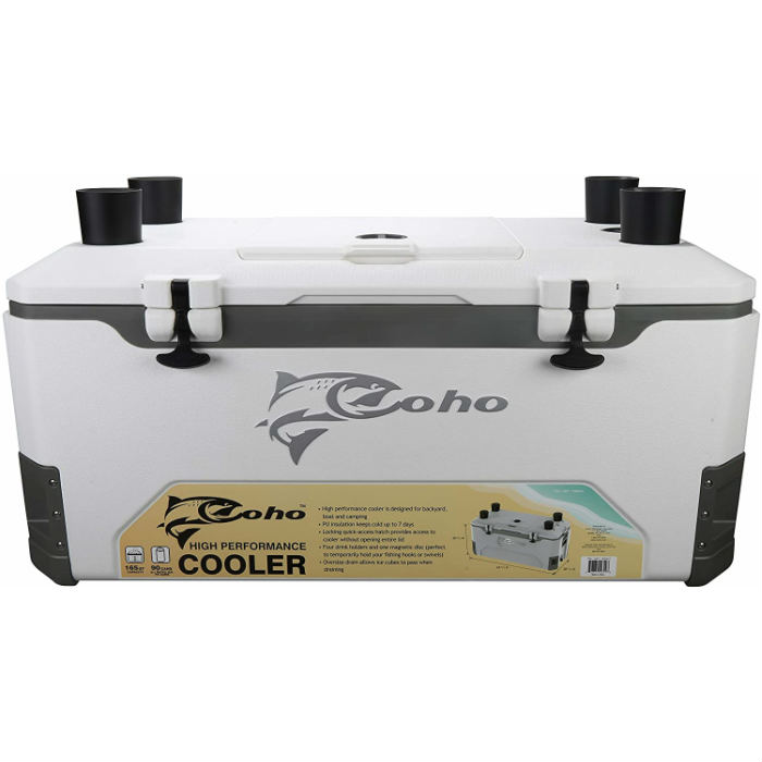 受賞店舗 コーホー Coho クーラーボックス ブローモールド 165 Qt 165 Qt 156l 保冷力 7日間 激安単価で Goalsr Com