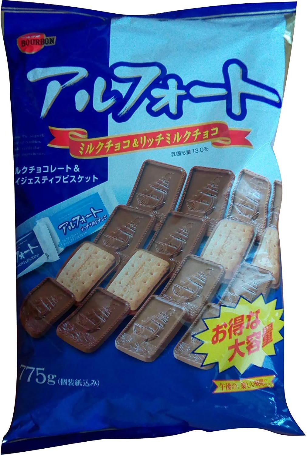 楽天市場】ブルボン アルフォート 798g (ミルクチョコレート・リッチ