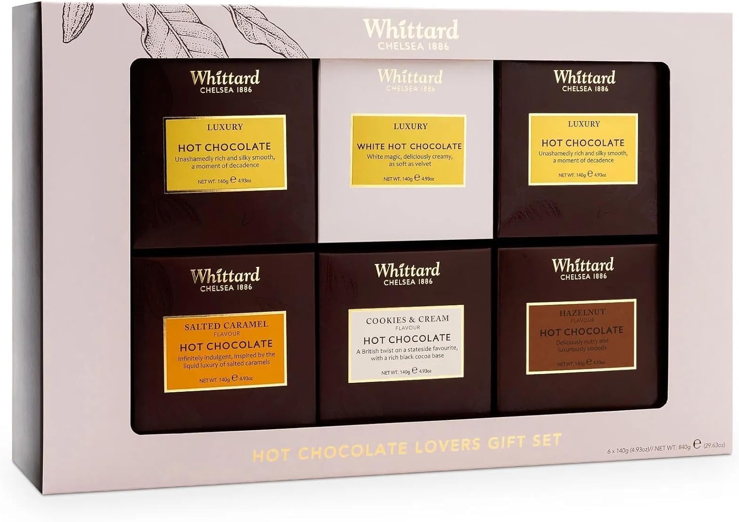 イギリス　Whittard ホットチョコレート　クッキー　3箱セット イギリス土産】ホットチョコレートがおすすめ？なイギリス老舗