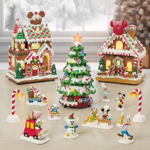 [激レア新品未使用]ディズニークリスマスオーナメント６点セット 楽天市場】ディズニークリスマスヴィレッジ 13ピースセット 置物