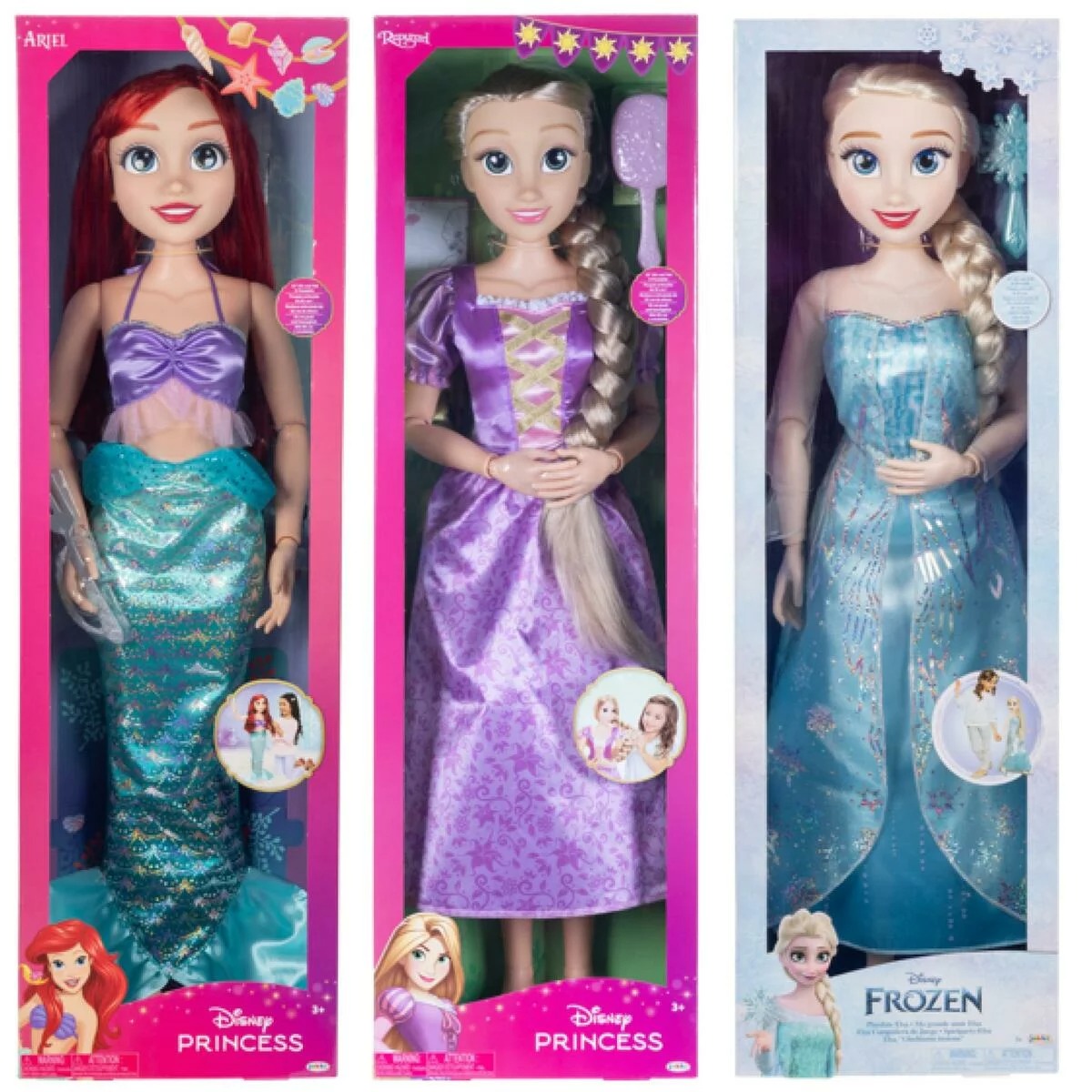 ディズニープリンセスドール　11体　値下げ レトロ ディズニーフィギュア11体セット。 ディズニープリンセス